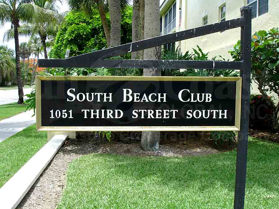 South Beach Club Signage